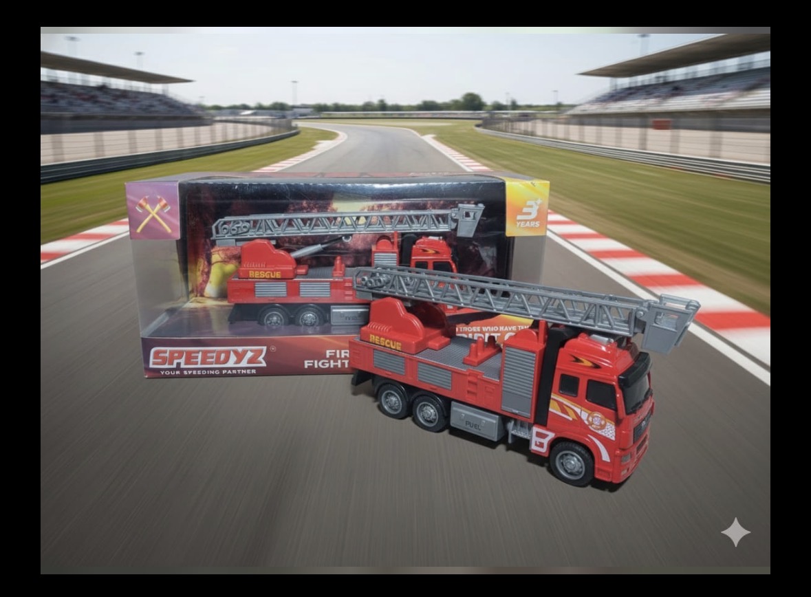 Die Cast Metal Fire Engine