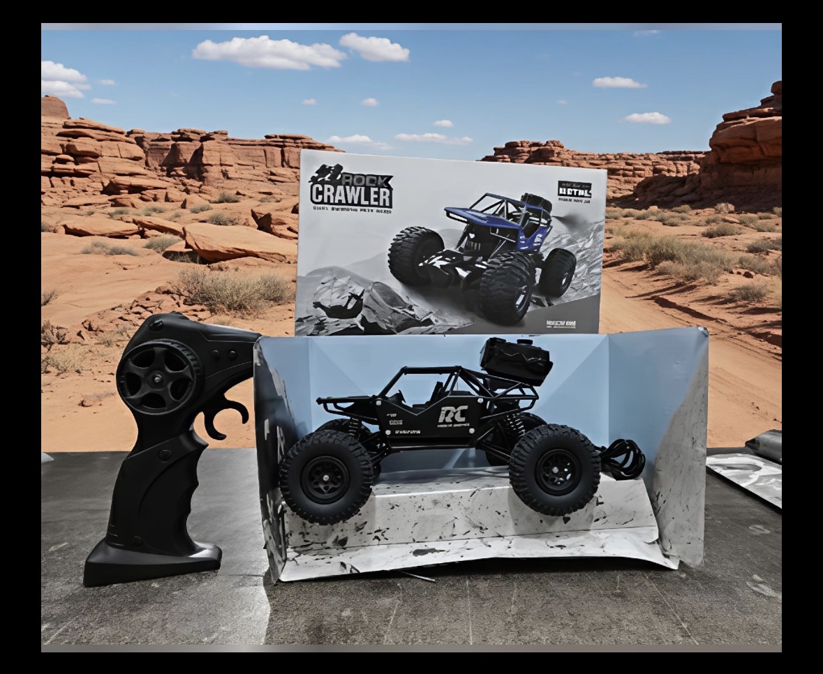 Rock Crawler Metal Die Cast RC Car