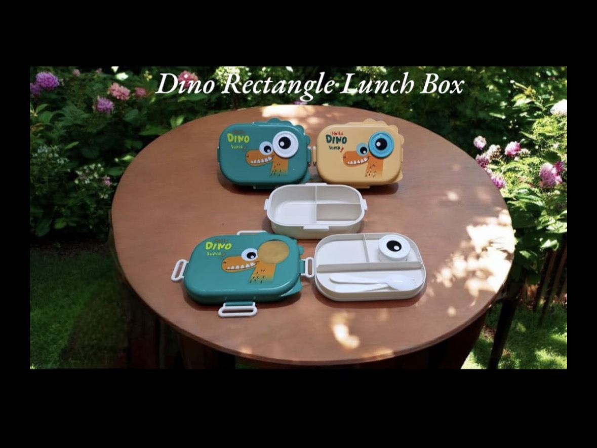 Dino Tiffin Plastic with Partition