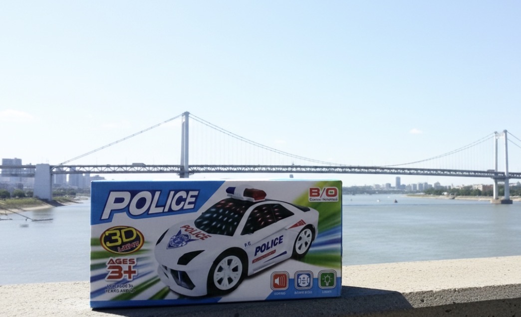 Police car With Sound and Light. Good Quality