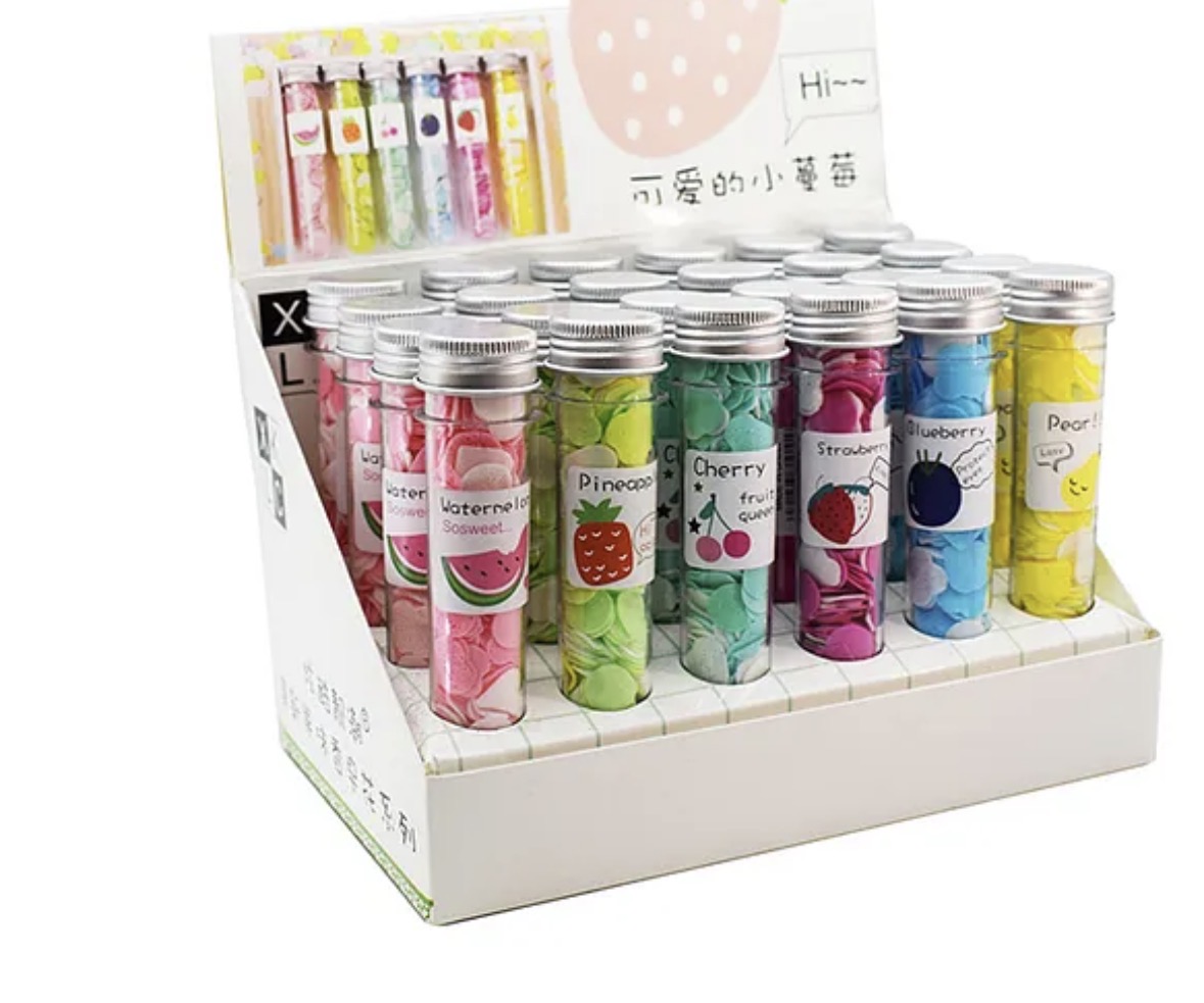 Tube paper soap. Pack of 3