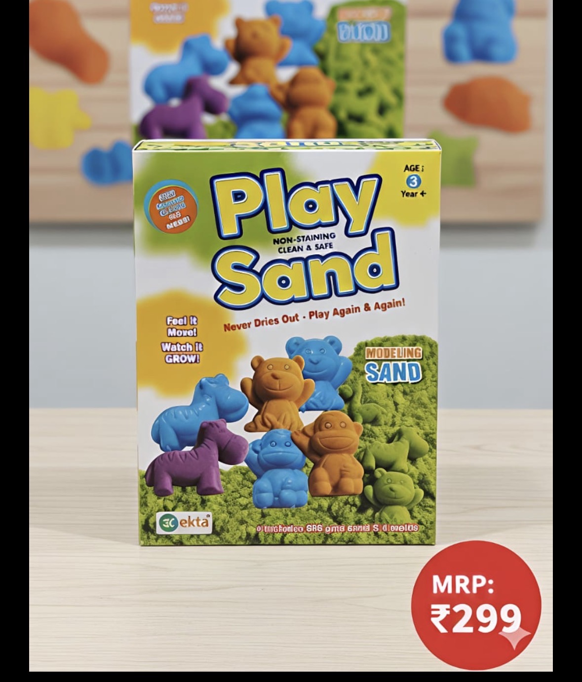 Sand clay for Kids 3 yr+