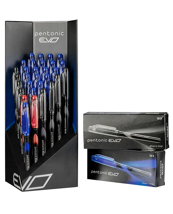 Pentonic EVO Gel Pens, Assorted Ink