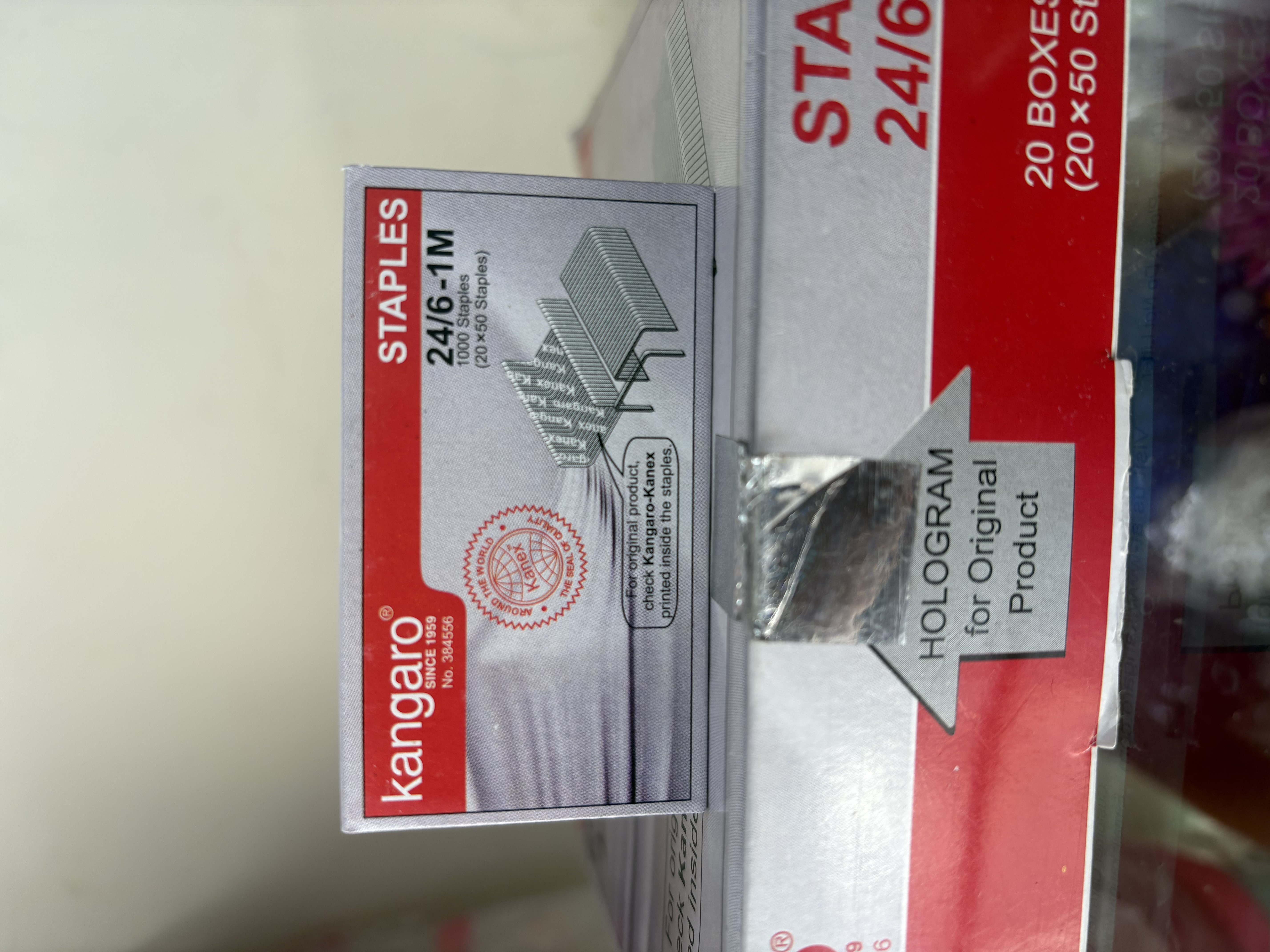 Kangaro staplers pins - 24/6 - 1M