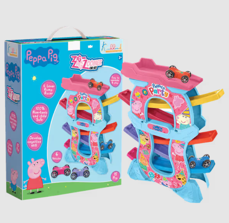 Zig Zag Zoomer Peppa Car Set