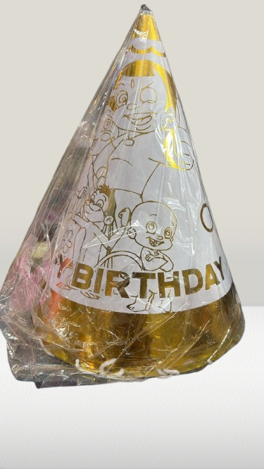 Happy Birthday Cap  for Kids - Pack of 5pc