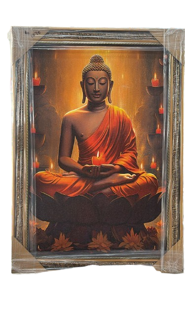 Lord Buddha (30x22 inch) Photo Frame