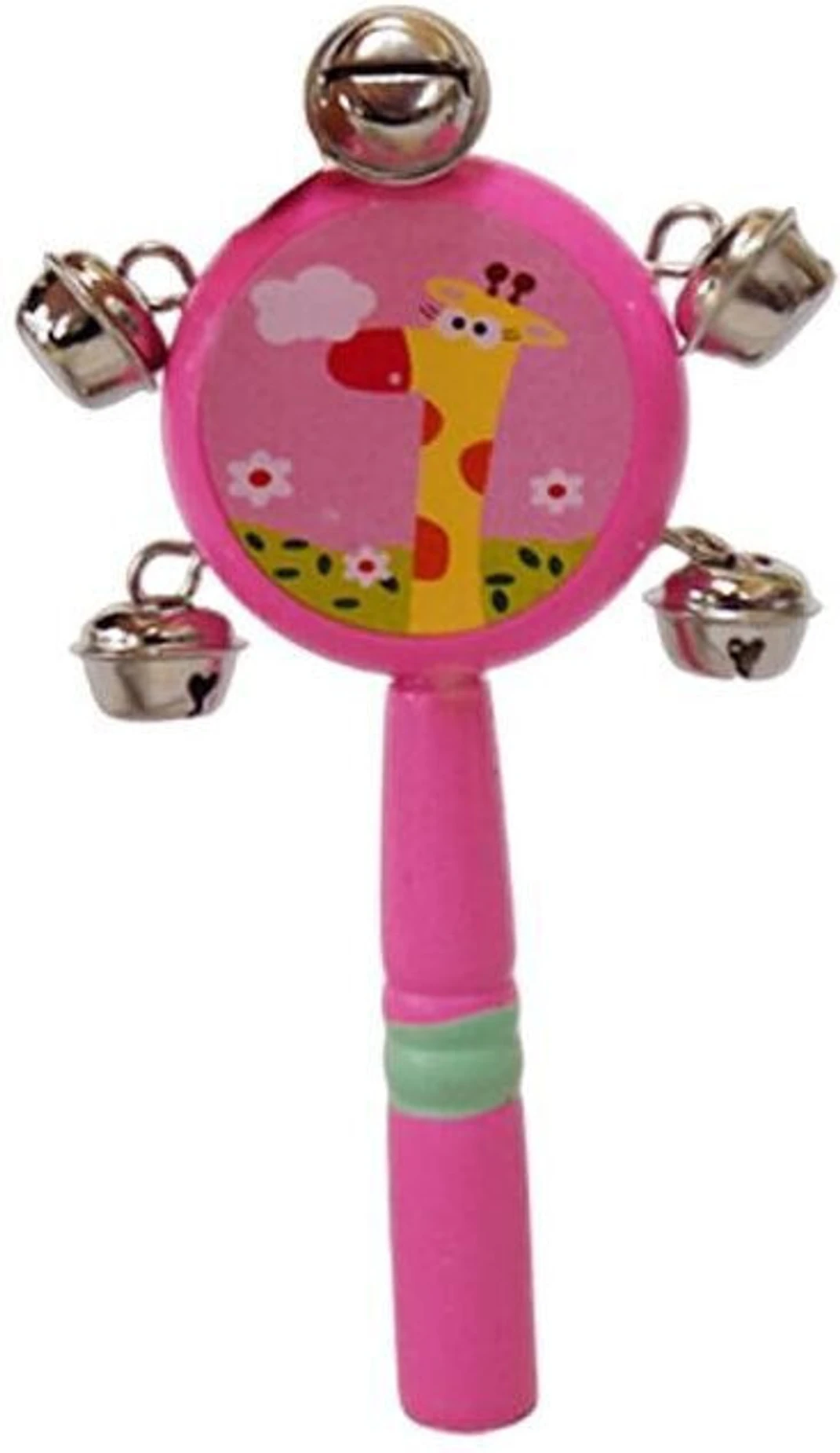 Pine border Rattle - pink