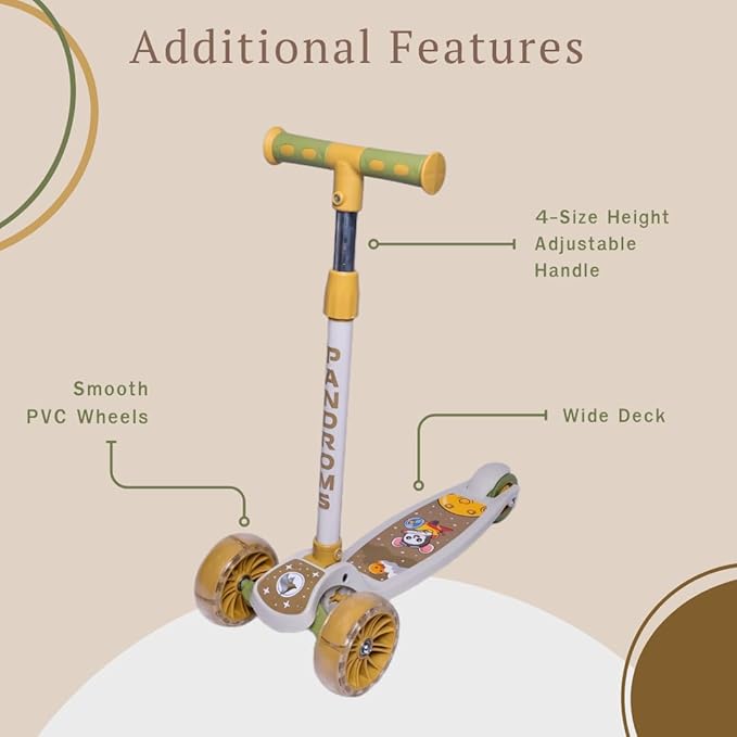 Kids Kick Scooter with LED Wheel Lights