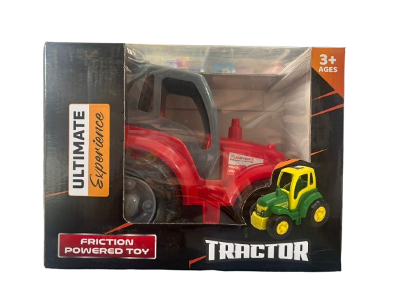 Kiddo World Tractor Toy - Friction Powered Toy