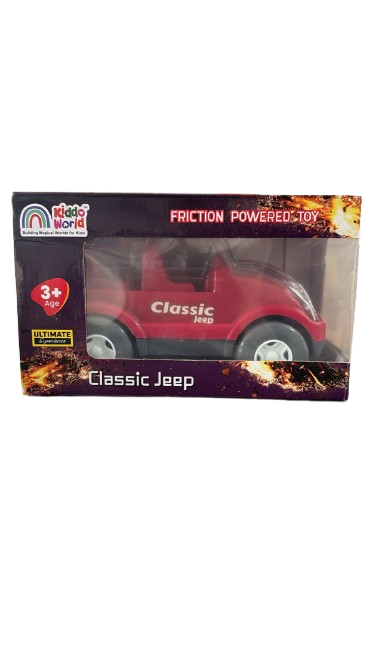 Kiddo World Classic Jeep Toy - Friction Powered Toy