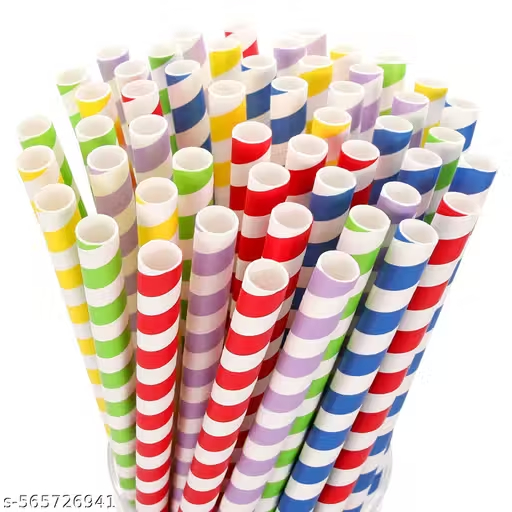 Eco-Friendly Disposable Paper Straw – Pack of 50 – Art and Craft Work