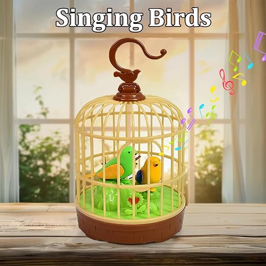 Singing & Chirping Bird Toy, Talking Bird