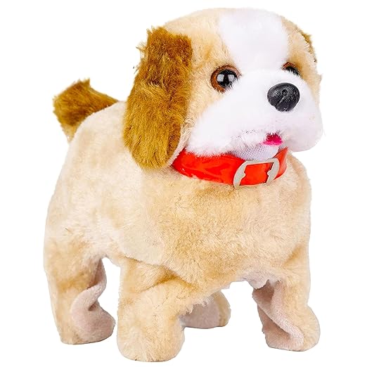 Babyhug Walking and Jumping Puppy Soft Toy for Kids