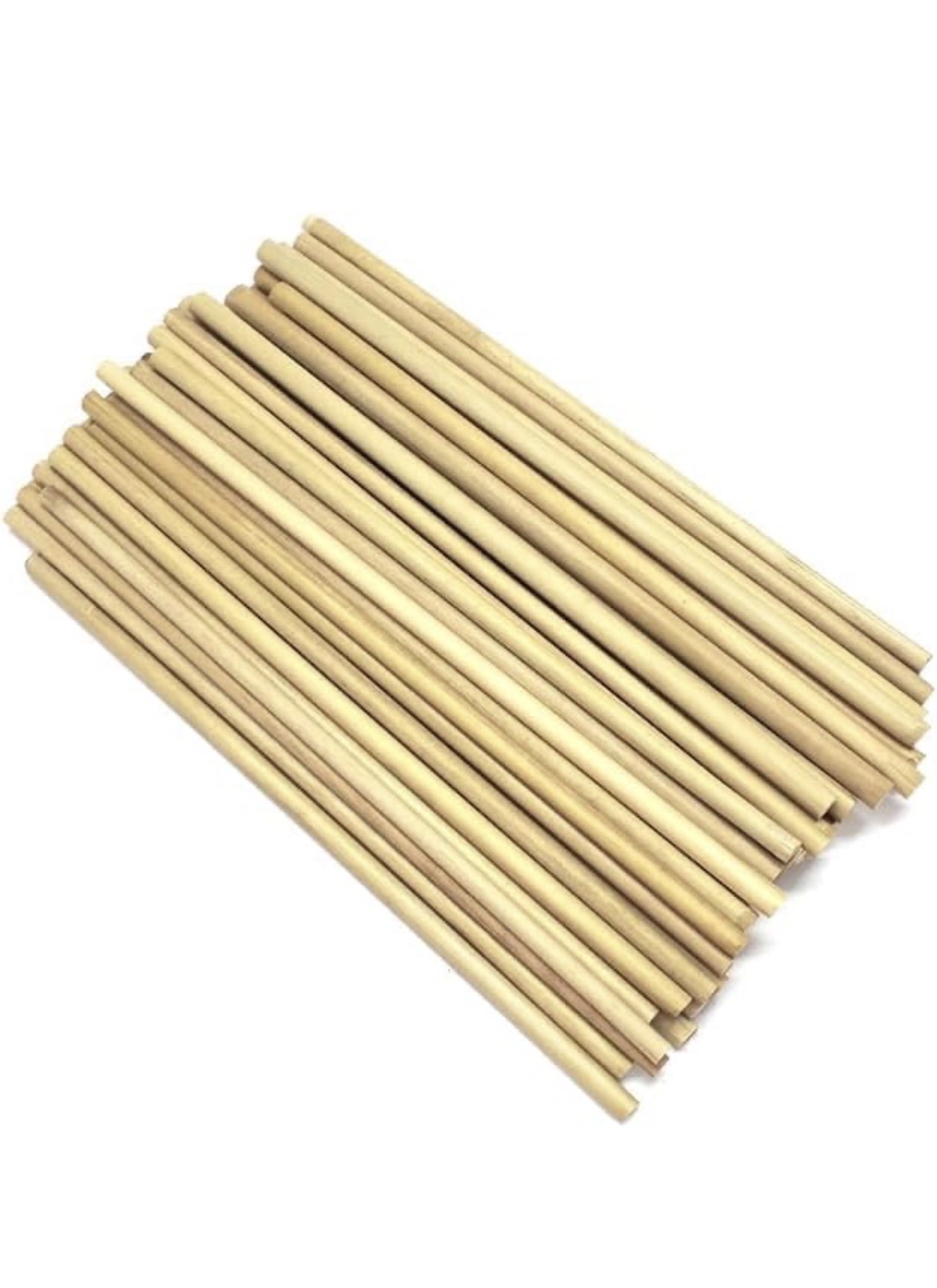 Crafts Bamboo Sticks, Wooden Bamboo Sticks for Multi Purpose, Skewers, Wooden Ro