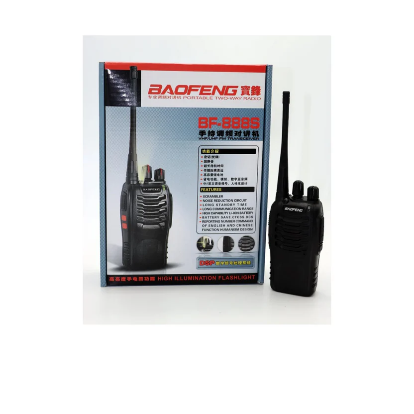 Baofeng Walkie Talkies BF-888S Rechargeable Two-Way Radios for Adults, Kids