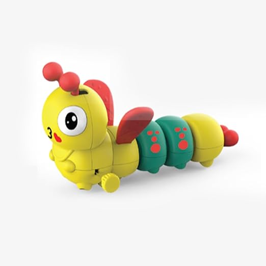 Wind Up Key Operated Dancing Moving Caterpillar Toy for Kids