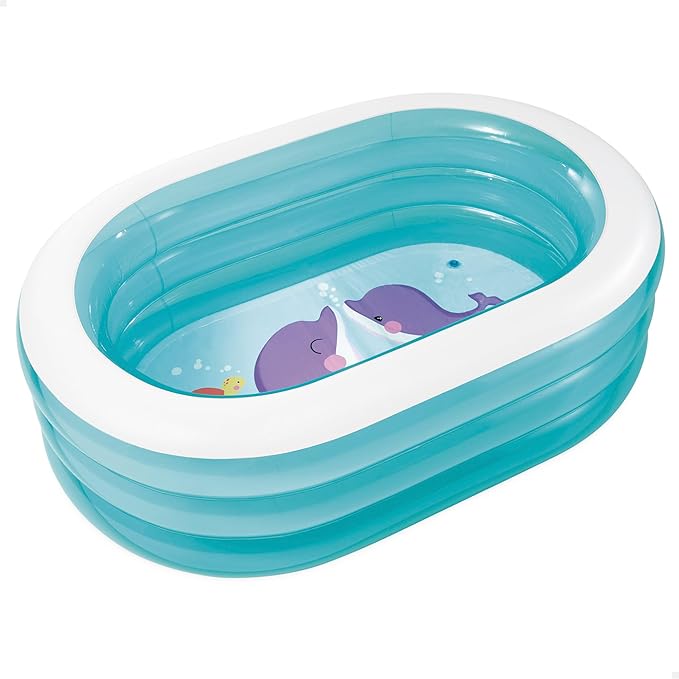 Intex Oval Whale Fun Pool for Kid, Multicolor - 64" x 42" x 18" (~5.3 Feet)